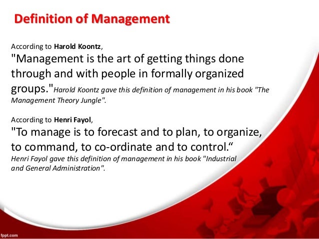 According to henri fayol to manage what are the 5 principles of management